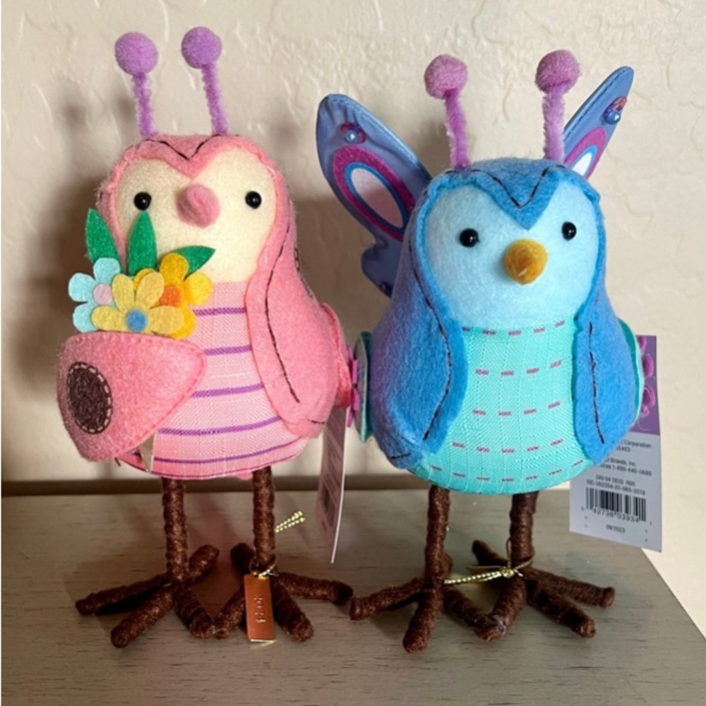 Easter Target Spritz Birds 2024 Lady and Flutter Butterfly. New.